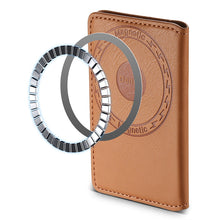 Load image into Gallery viewer, Magnetic Leather Card Holder