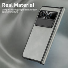 Load image into Gallery viewer, Plain leather Google Pixel Fold Case folding anti-fall hinge all-inclusive protective case - mycasety2023 Mycasety