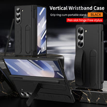 Load image into Gallery viewer, Higne Pen Box Shockproof Phone Case With Screen Protector & Wristband Holder For Galaxy Z Fold 6/5/4/3