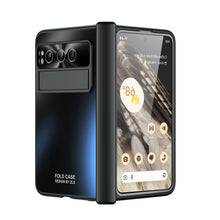 Load image into Gallery viewer, Frosted Plating Google Pixel Fold Case with Hinge Protector Screen Protector and Hidden Kickstand - Mycasety Mycasety