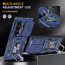 Load image into Gallery viewer, Mecha-Style Phone Case With Sliding Camera Cover For Galaxy Z Fold 7/6/5