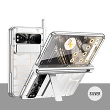 Load image into Gallery viewer, Popular Google Pixel Fold Case with Dual Hinge Protective Screen Protector and Hidden Kickstand Pen Holder Stylus - mycasety2023 Mycasety