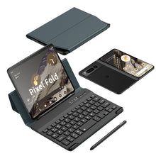 Load image into Gallery viewer, Google Pixel Fold Keyboard Holster Case WIth Pen Slot Stylus - Mycasety Mycasety