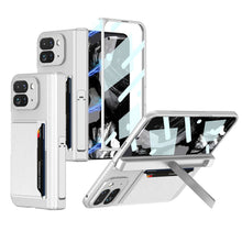 Load image into Gallery viewer, Magnetic Folding All-inclusive Leather Case With Tempered Film For Google Pixel 9 Pro Fold With Damped Folding Bracket & Card Holder