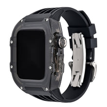 Load image into Gallery viewer, Luxury Metal Case Strap(Fluoro Rubber) For Apple Watch Series 44/45 mm - mycasety2023 Mycasety
