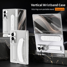 Load image into Gallery viewer, Armor Hinge Protective Phone Case Built-In Tempered Glass, Hidden Kickstand & Wrist Strap For Galaxy Z Fold8 Wide Ultra
