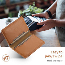 Load image into Gallery viewer, Magnetic Leather Card Holder