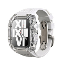 Load image into Gallery viewer, Luxury Metal Case Strap(Fluoro Rubber) For Apple Watch Series 44/45 mm - mycasety2023 Mycasety