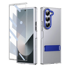 Load image into Gallery viewer, Metal Bracket Clear Shockproof Phone Case With Screen Protector For Galaxy Z Fold 6/5/4