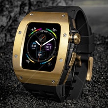 Load image into Gallery viewer, Luxury Metal Case Strap For Apple Watch Series 44/45 mm