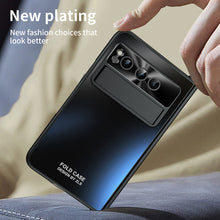 Load image into Gallery viewer, Frosted Plating Google Pixel Fold Case with Hinge Protector Screen Protector and Hidden Kickstand - Mycasety Mycasety