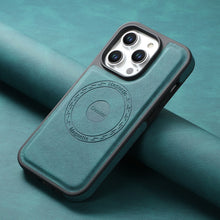 Load image into Gallery viewer, Magnetic Retro Style Leather Shockproof iPhone Case