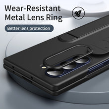 Load image into Gallery viewer, Shockproof Phone Case With Wristband Bracket Back For Galaxy Z Fold 6/5/4 With Screen Glass Protector