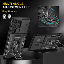 Load image into Gallery viewer, Armor Anti-fall Invisible Bracket Lens Protective Phone Case For Samsung Galaxy S23 S22 Ultra Plus