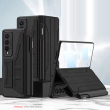 Load image into Gallery viewer, Business Samsung Galaxy Z Fold4 5G Flip Case Leather Cover With Film Detachable S Pen Holder - Mycasety Mycasety