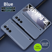 Load image into Gallery viewer, Anti-fall Protective Phone Case With Pen Tray Shell and Film For Samsung Galaxy Z Fold5 Fold4 Fold3 - Mycasety Mycasety