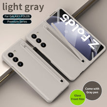 Load image into Gallery viewer, Anti-fall Protective Phone Case With Pen Tray Shell and Film For Samsung Galaxy Z Fold5 Fold4 Fold3 - Mycasety Mycasety