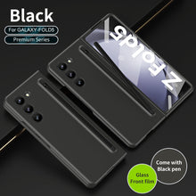 Load image into Gallery viewer, Anti-fall Protective Phone Case With Pen Tray Shell and Film For Samsung Galaxy Z Fold5 Fold4 Fold3 - Mycasety Mycasety