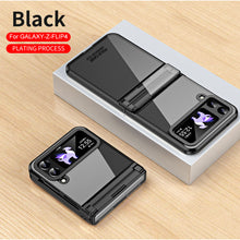 Load image into Gallery viewer, Electroplating Clear Phone Case For Samsung Galaxy Z Flip5 Flip4 Flip3 5G