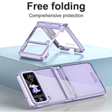 Load image into Gallery viewer, Electroplating Clear Phone Case For Samsung Galaxy Z Flip5 Flip4 Flip3 5G