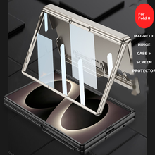 Load image into Gallery viewer, Galaxy Z Fold8 Wide Ultra Rugged Magnetic Hinge Protection Case with Built-In Kickstand & Screen Glass Film