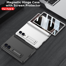 Load image into Gallery viewer, Galaxy Z Fold8 Wide Ultra Rugged Magnetic Hinge Protection Case with Built-In Kickstand & Screen Glass Film