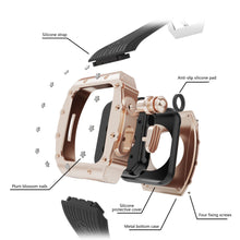 Load image into Gallery viewer, Luxury Metal Case Strap For Apple Watch Series 44/45 mm - mycasety2023 Mycasety