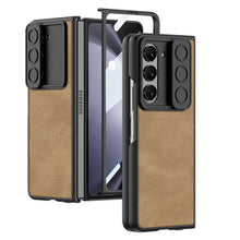 Load image into Gallery viewer, All-inclusive Lens Slide Protector Phone Case With Back Screen Protector For Samsung Galaxy Z Fold 5/4/3 5G - Mycasety Mycasety