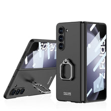 Load image into Gallery viewer, Luxury All-inclusive Ring Holder Phone Case With Back Screen Protector For Samsung Galaxy Z Fold 5 - Mycasety Mycasety