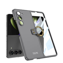 Load image into Gallery viewer, Ultra-thin All-inclusive Ring Holder Protective Cover With Back Screen Protector For Samsung Galaxy Z Fold 5/4/3 5G - Mycasety Mycasety