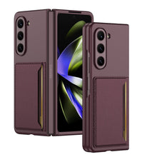 Load image into Gallery viewer, Luxury Card Holder All-inclusive Phone Case For Samsung Galaxy Z Fold 5/4/3 5G - Mycasety Mycasety