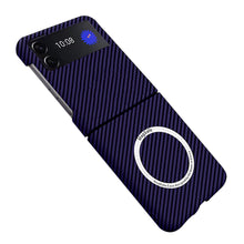 Load image into Gallery viewer, Samsung Galaxy Z Flip3 | Magnetic Carbon Fiber Phone Case - mycasety2023 Mycasety
