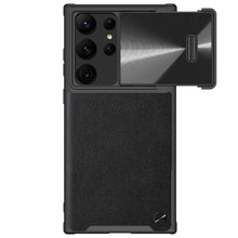 Load image into Gallery viewer, CamShield Leather Case for Samsung Galaxy S23, Galaxy S23 Plus, Galaxy S23 Ultra