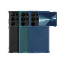 Load image into Gallery viewer, CamShield Leather Case for Samsung Galaxy S23, Galaxy S23 Plus, Galaxy S23 Ultra