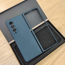 Load image into Gallery viewer, Kevlar Carbon Fiber Phone Case For Samsung Galaxy Z Fold 3 & Z Flip 3 5G