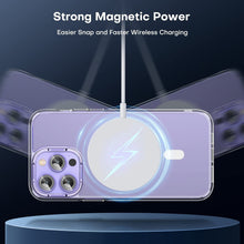 Load image into Gallery viewer, Magnetic Magsafe Clear Protective iPhone Case With Screen Protector Film & Lens Film - mycasety2023 Mycasety