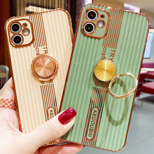 Load image into Gallery viewer, 2020 Ins Luggage Pattern Electroplating Case For iPhone