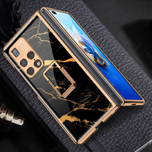 Load image into Gallery viewer, Luxury Plating Glass Anti-knock Protective Hard Edge Cover For Huawei Mate X2