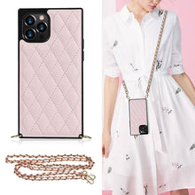 Load image into Gallery viewer, 2021 Luxury Brand Diamond Chain Diagonal Protective Case For iPhone