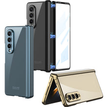 Load image into Gallery viewer, Electroplated Transparent Magnetic Hinge All-included Phone Case With Back Screen Protector For Samsung Galaxy Z Fold5 Fold4 - mycasety2023 Mycasety