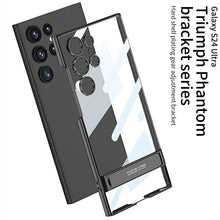 Load image into Gallery viewer, Electroplating Invisible Bracket Phone Case For Samsung Galaxy S24 S23 Ultra Plus