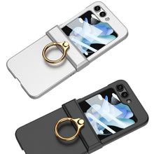Load image into Gallery viewer, All-inclusive Protective Ring Holder Phone Case For Samsung Galaxy Z Flip5 With Back Screen Protector