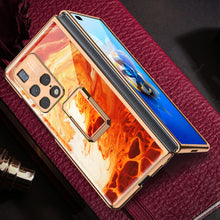 Load image into Gallery viewer, Luxury Plating Glass Anti-knock Protective Hard Edge Cover For Huawei Mate X2