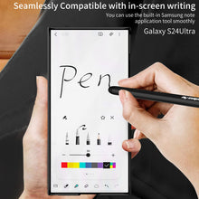 Load image into Gallery viewer, Frosted Invisible Bracket Protective Phone Case With Pen Box & Stylus For Samsung Galaxy S24 S23 Ultra Plus