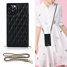 Load image into Gallery viewer, 2021 Luxury Brand Diamond Chain Diagonal Protective Case For iPhone