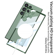 Load image into Gallery viewer, Magnetic Magsafe Clear Soft Case for Samsung Galaxy S24 S23 Ultra Plus