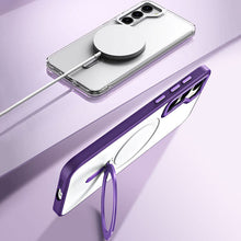 Load image into Gallery viewer, Invisible Magnetic MagSafe Bracket Anti-fall Phone Case For Samsung Galaxy S23 Ultra Plus Support Wireless Charging