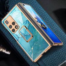 Load image into Gallery viewer, Luxury Plating Glass Anti-knock Protective Hard Edge Cover For Huawei Mate X2