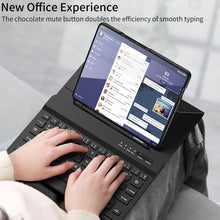 Load image into Gallery viewer, Bluetooth 3.0 Keyboard Magnetic All-inclusive Leather Cover For Samsung Galaxy Z Fold3 Fold4 5G Come With keyboard+Holster Bracket+Phone Case+Capacitive Pen