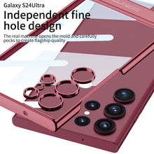 Load image into Gallery viewer, Electroplating Invisible Bracket Phone Case For Samsung Galaxy S24 S23 Ultra Plus